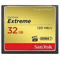 SanDisk SDCFXSB-032G-FFP Extreme CompactFlash Scheda di Memoria 32GB UDMA-7 120MB/S [Imballaggio Apertura Facile di Amazon]