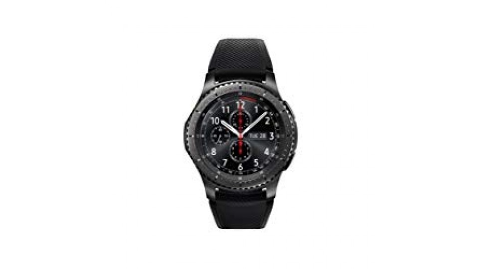 Samsung Gear S3 Frontier Smartwatch, GPS, IP68, Nero/Grigio [Versione Italiana]