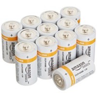 AmazonBasics - Pile Alcaline C, confezione da 12