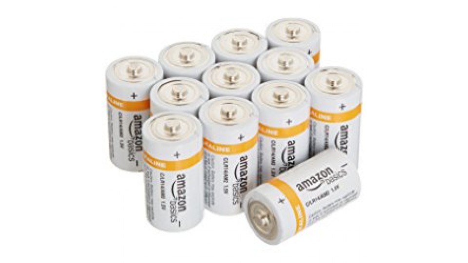 AmazonBasics - Pile Alcaline C, confezione da 12