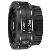Canon Obiettivo Pancake EF-S 24 mm F/2.8 STM, Nero/Antracite