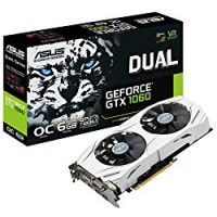 Asus GeForce DUAL-GTX1060-O6G Scheda Grafica, GDDR5