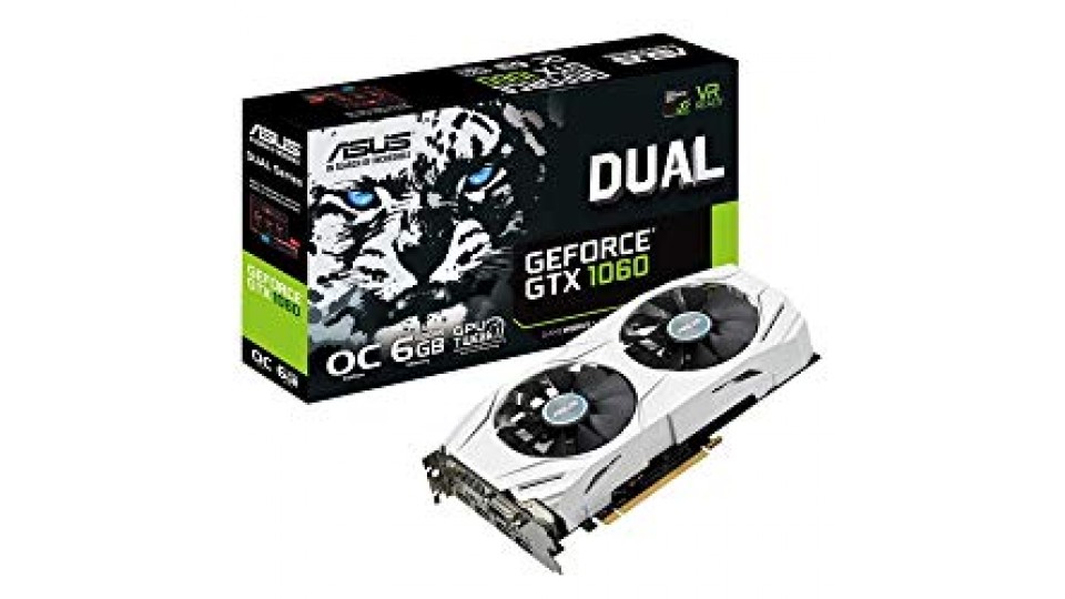 Asus GeForce DUAL-GTX1060-O6G Scheda Grafica, GDDR5