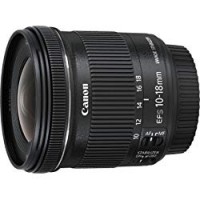 Canon Obiettivo Ultragrandangolare con Zoom, EF-S 10-18 mm f/4.5-5.6 IS STM, Nero/Antracite