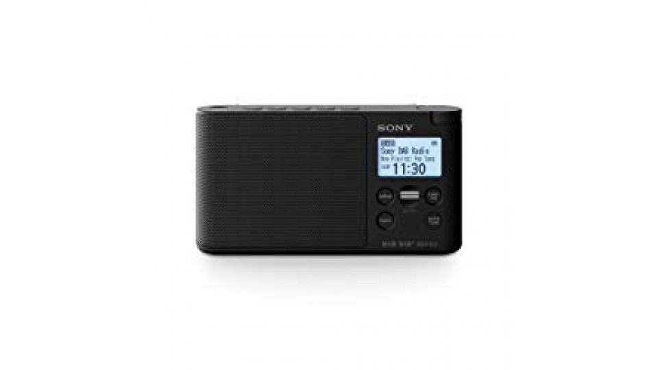 Sony XDR-S41D radio digitale portatile, con DAB+,FM, 87.5 - 108 MHz, 174.928 - 239.2 MHz, Auto tuning, nero