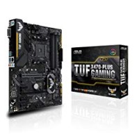 Asus TUF X470-PLUS GAMING Scheda Madre ATX con Socket AM4, Chipset AMD X470, con Supporto Processore Ryzen 2nd Generation, Nero