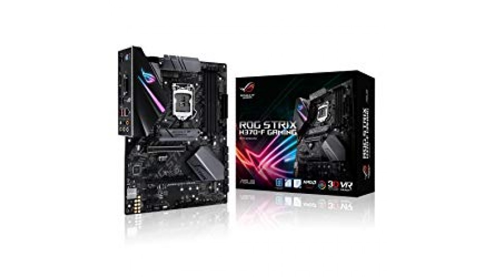 Asus ROG STRIX H370-F GAMING Scheda Madre, Chipset Intel H370, Supporto Processori Intel 8 Generazione, LGA1151, ATX, Nero