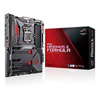 Asus ROG MAXIMUS X FORMULA Scheda Madre Gaming ATX, Intel Z370 con Dissipazione a Liquido, LED RGB Aura Sync, DDR4 4133 MHz, Wi-Fi 802.11ac, Doppio M.2 e USB 3.1 Gen 2, Nero