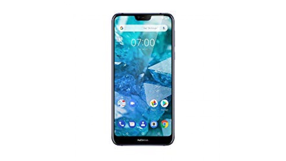 Nokia 7.1 Smartphone da 32 GB (Espandibile fino a 256 GB), 3 GB di RAM, Dual SIM, Display da 5.84" 19:9 Risoluzione Full HD+,Doppia Fotocamera Posteriore 12 MP/5 MP, Blu