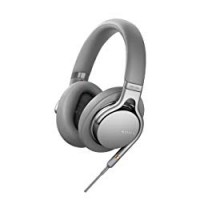 Sony MDR-1AM2 Cuffie Over-Ear, Audio Hi-Res, Controllo Beat Response, Design Leggero, con Cavo Audio in Alta Qualità, Argento
