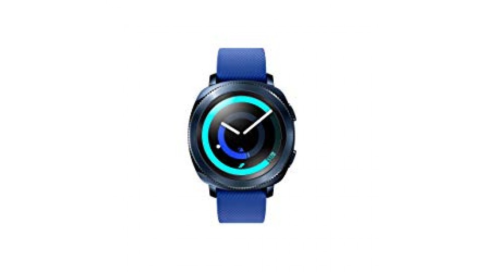 Samsung Gear Sport Smartwatch, Blu, GPS, Impermeabile 5ATM, Lettore MP3 Integrato [Versione Italiana]