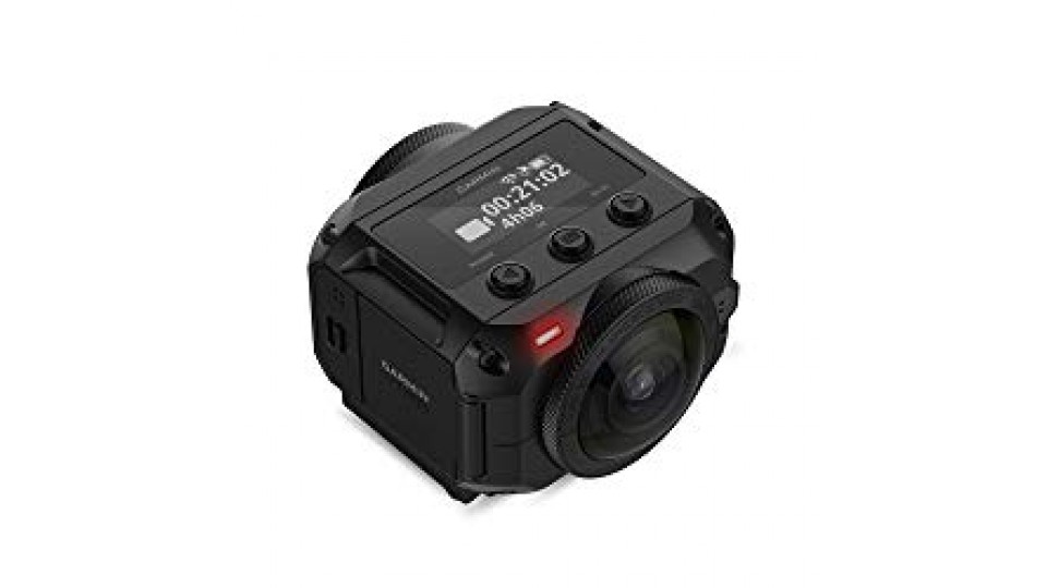 Garmin VIRB 360 - Camera 360 5.7K/30Fps con GPS, Sensori ABC e Stitching On Camera, Nero