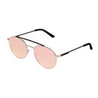 Hawkers Unisex - Adulto Bicolore Rose Gold Hills Occhiali da sole, Rosa (Nero/Rosa)