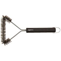 AmazonBasics - Spazzola a 3 lati per barbecue, 30.5 cm