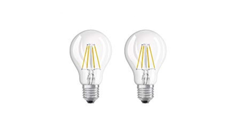 Osram Lampadine LED tutto vetro a filamento E27, =40W, luce calda, 2 Unità