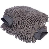 AmazonBasics - Guanto Deluxe in microfibra per la pulizia dell'auto, Confezione da 2