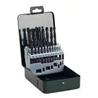 Bosch 2607019435 Set Misto 19 Punte Metallo, HSS-R, 1-10 mm