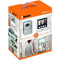 Bticino 316913 Kit Videocitofono 2 Fili, Display 4.3 Pollici a Colori, Mono/Bifamiliare, Bianco
