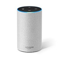 Amazon Echo (2ª generazione) - Altoparlante intelligente con integrazione Alexa - Tessuto grigio chiaro