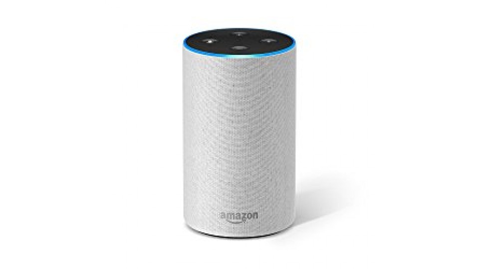 Amazon Echo (2ª generazione) - Altoparlante intelligente con integrazione Alexa - Tessuto grigio chiaro