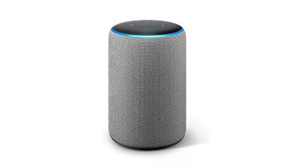 Echo Plus (2ª generazione) – Hub per Casa Intelligente integrato e suono di ottima qualità - Tessuto grigio mélange