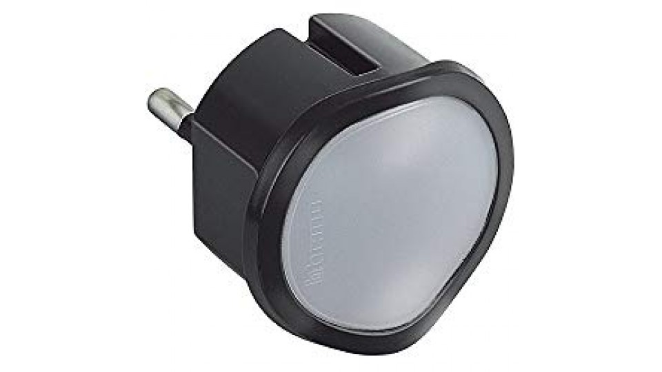 BTicino S3625GL Torcia d'Emergenza Automatica con Funzione Luce di Cortesia Regolabile, Grigio