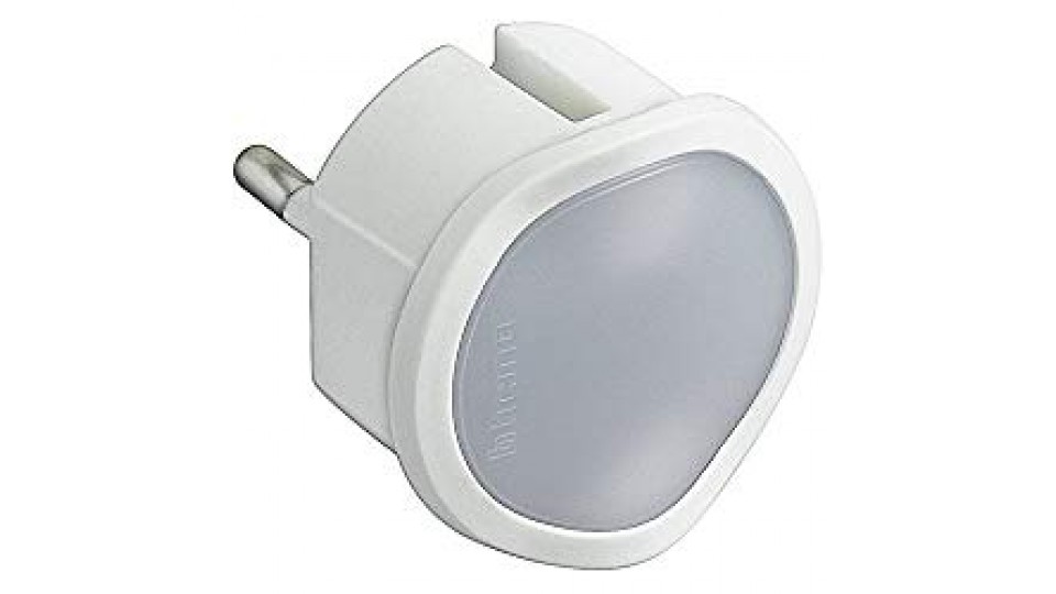 BTicino S3625DL Torcia d'Emergenza Automatica con Funzione Luce di Cortesia Regolabile, Bianco