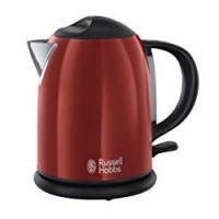 Russell Hobbs Colours Bollitore, 2200 W, 4 Tazze, Acciaio Inossidabile, Rosso