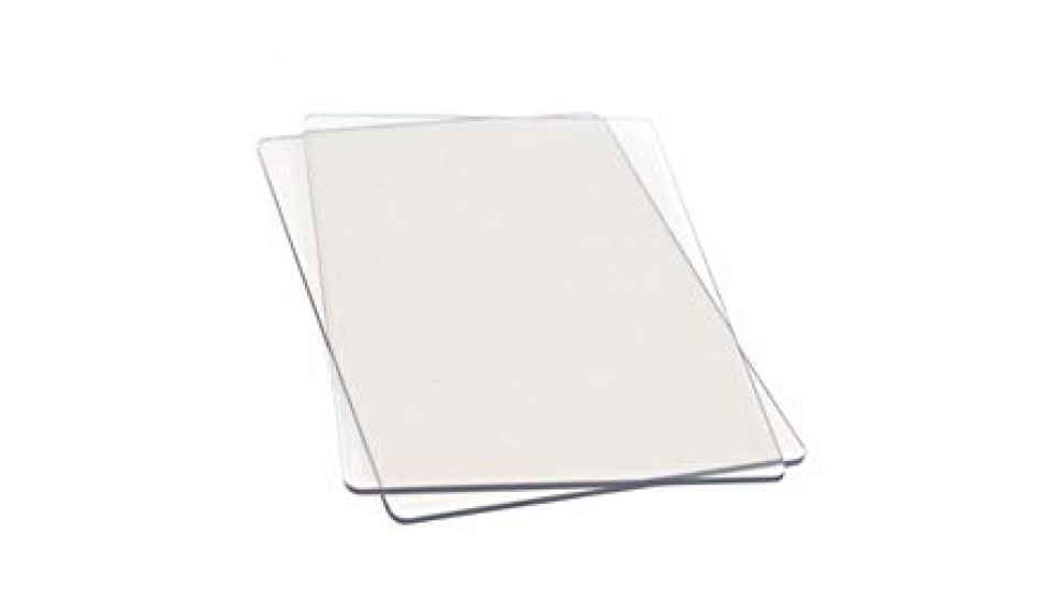 Sizzix 655093 Accessorio Cutting Pad Standard 1 Paio, Plastica, Trasparente, 1.2x19x28 cm