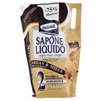 Mil Mil Sapone Liquido Argan e Miele in Busta Maxi Ricarica
