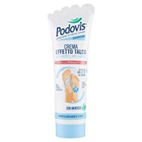 Podovis, Crema Effetto Talco, Assorbe il Sudore e Previene la Formazione dei Cattivi Odori, Proprietà Idratanti, Sensazione di Freschezza