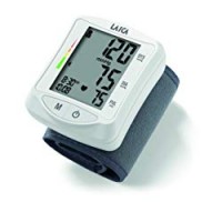 Laica BM1006 Misuratore di Pressione Sanguigna da Polso Automatico, 60 Memorie Totali, Bianco