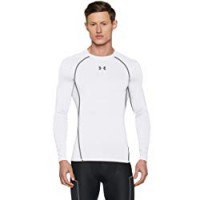 Under Armour, Heatgear Armour Ls, Maglia A Maniche Lunghe, Uomo, Bianco (White/Graphite 100), M