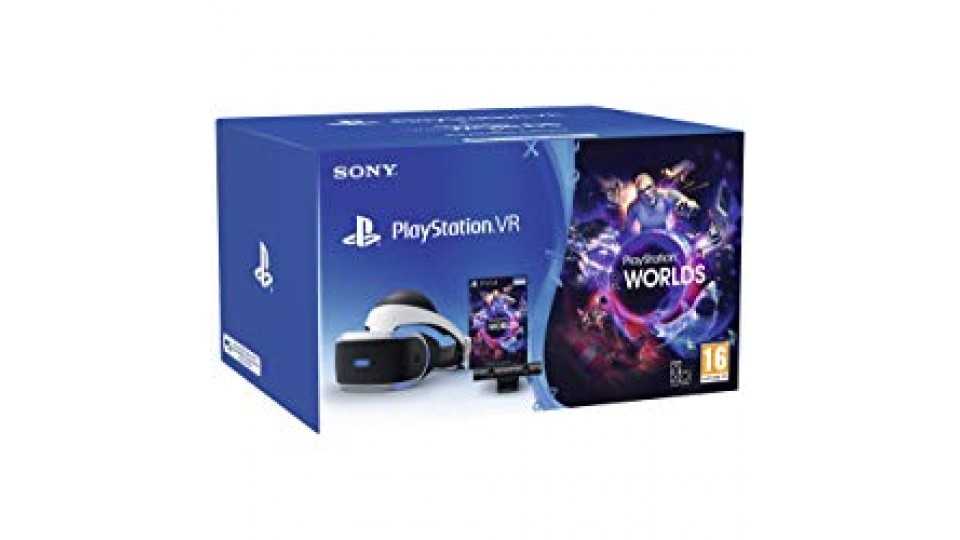 PS VR V2 + Camera + VR Worlds (Voucher) - PlayStation 4 [Bundle]