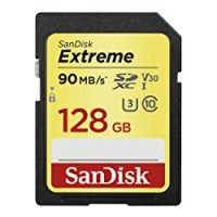 SanDisk Extreme 128GB, Scheda di Memoria SDHC Classe 10, U3, V30, velocità di lettura fino a 90 MB/sec