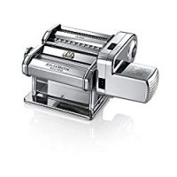 Marcato Atlasmotor Macchina Pasta con Motore, Acciaio Inossidabile, Argento