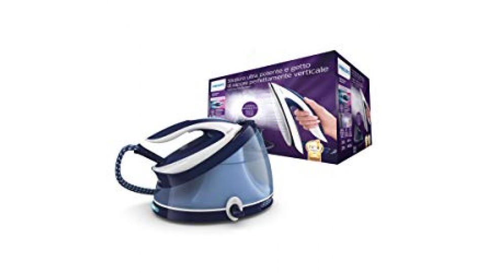 Philips PerfectCare Aqua Pro GC9324/20 Ferro da Stiro con Generatore di Vapore, Tecnologia OptimalTEMP, fino a 6.5 Bar di Pressione, Colpo Vapore 440 g, Serbatoio 2.5 l