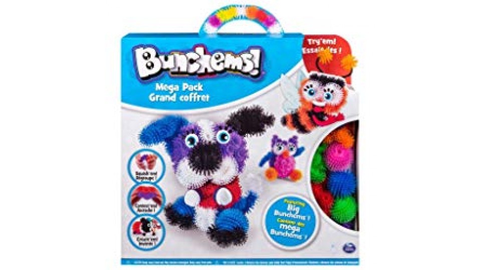 Bunchems 6026103 - Mega Pack, 400 pz, modelli assortiti