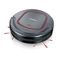 Severin RB 7025 Robot Aspirapolvere, Autonomia fino a 90 Minuti, Sensori Anticaduta, per Pavimenti Duri e Tappeti a Pelo Corto, Spazzole Rotanti con Setole Extralunghe, Silenzioso
