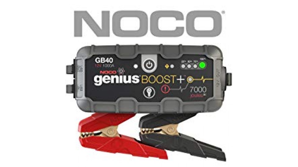 NOCO Genius Boost Plus GB40, Avviatore d'emergenza automatico con batteria al litio, estremamente sicuro, da 1000 amp 12V