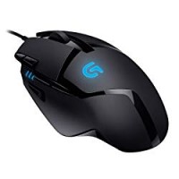 Logitech G402 Mouse da Gioco Hyperion Fury con Cavo, 8 Pulsanti Programmabili, Nero/Antracite