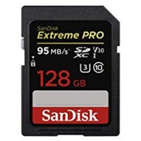 SanDisk Extreme PRO 128 GB, Scheda di Memoria SDXC, Classe 10, U3, V30, Velocità di Lettura 95 MB/s
