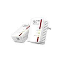 AVM FRITZ! Powerline 510E Kit di 2 Adattatori, Fino a 500 Mbit/s, Porta Fast Ethernet, Plug and Play, Eco Mode, Istruzioni in Italiano