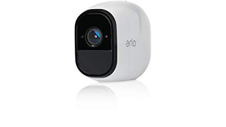 Arlo VMC4030 Telecamera Aggiuntiva per Sistema di Videosorveglianza Wifi senza Fili con Audio a 2 Vie, a Batteria, Hd, Visione Notturna, Interno/Esterno, Funziona con Alexa e Google Wifi