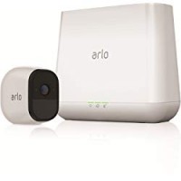 Arlo Pro VMS4130 Sistema di Videosorveglianza Wifi con Una Telecamera di Sicurezza, Audio a 2 Vie, Batteria Ricaricabile, Hd, Visione Notturna, Interno/Esterno, Funziona con Alexa e Google Wifi