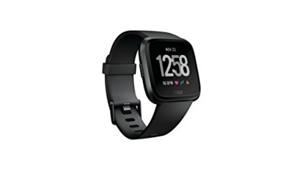 Fitbit Versa Smartwatch con Funzione di Activity Tracker Unisex, Adulto, One Size, Nero, Standard