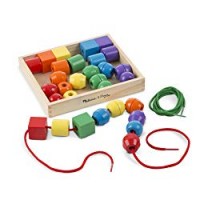 Melissa & Doug - 10544 - perline da Infilare con Colori Primari