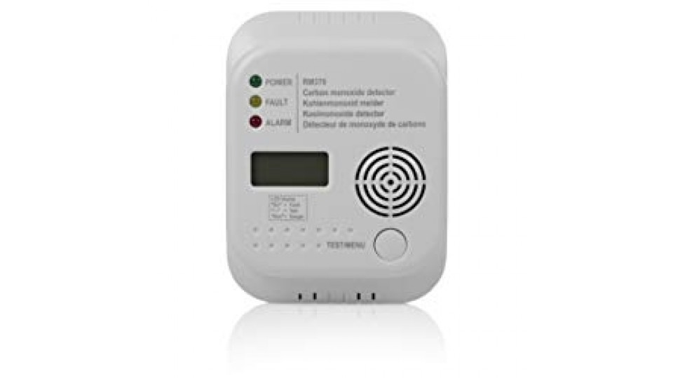 Allarme monossido di carbonio Smartwares RM370 – Sensore 7 anni – Batteria con durata 1 anno inclusa – Display