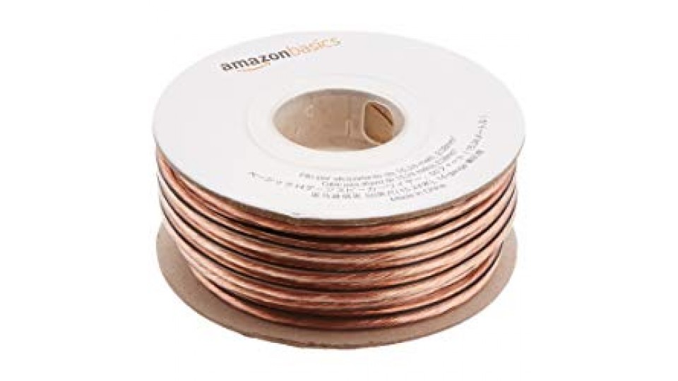 AmazonBasics - Cavo per altoparlanti