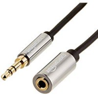 AmazonBasics - Cavo prolunga audio stereo maschio/femmina, 3,5 mm, 1,8 metri